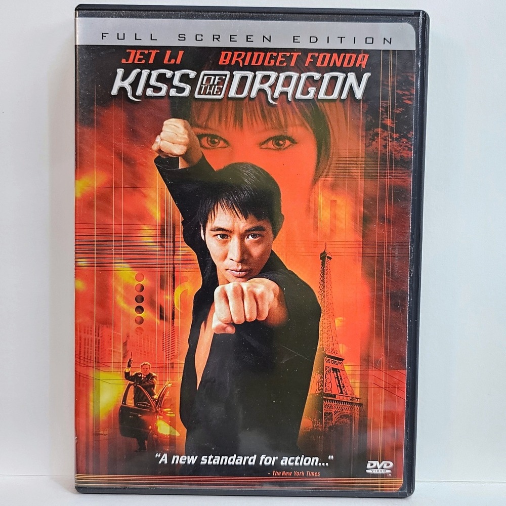 Jet Li Kiss of the Dragon‎ DVD Full Screen Action Movie Bridget Fonda 2001 R